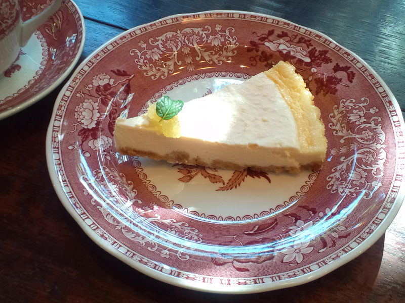 吉備高原カフェ　ベルネーゼの手作りケーキ かぼちゃとミルクのケーキ